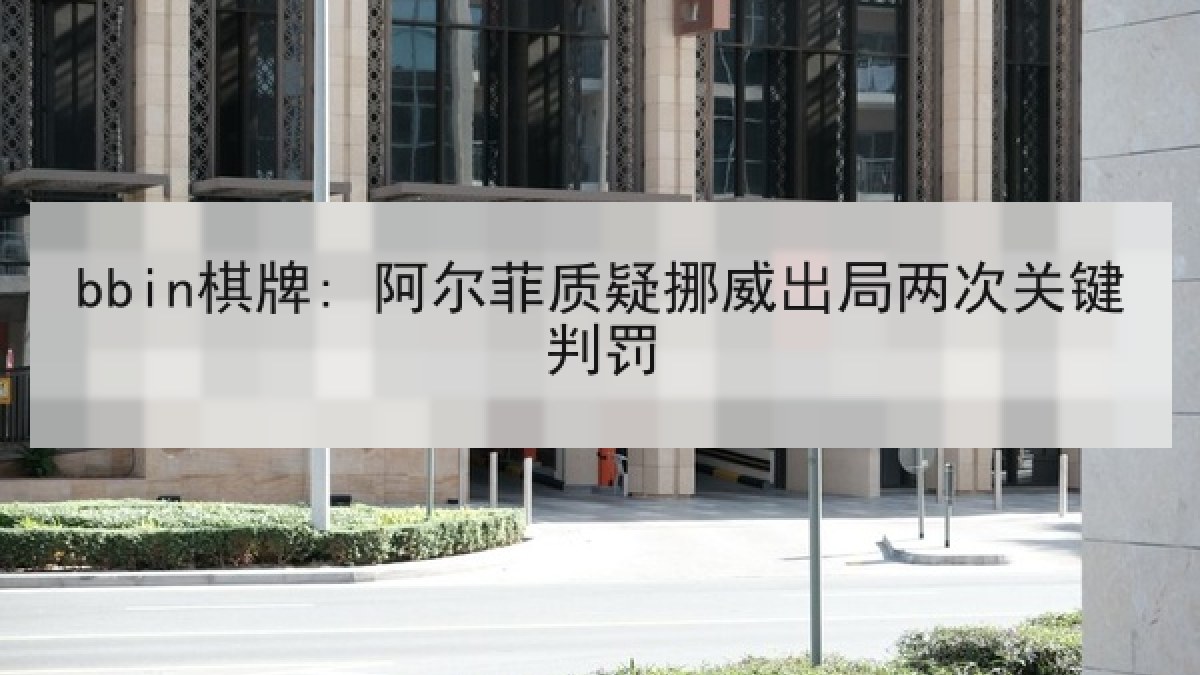 bbin棋牌: 阿尔菲质疑挪威出局两次关键判罚